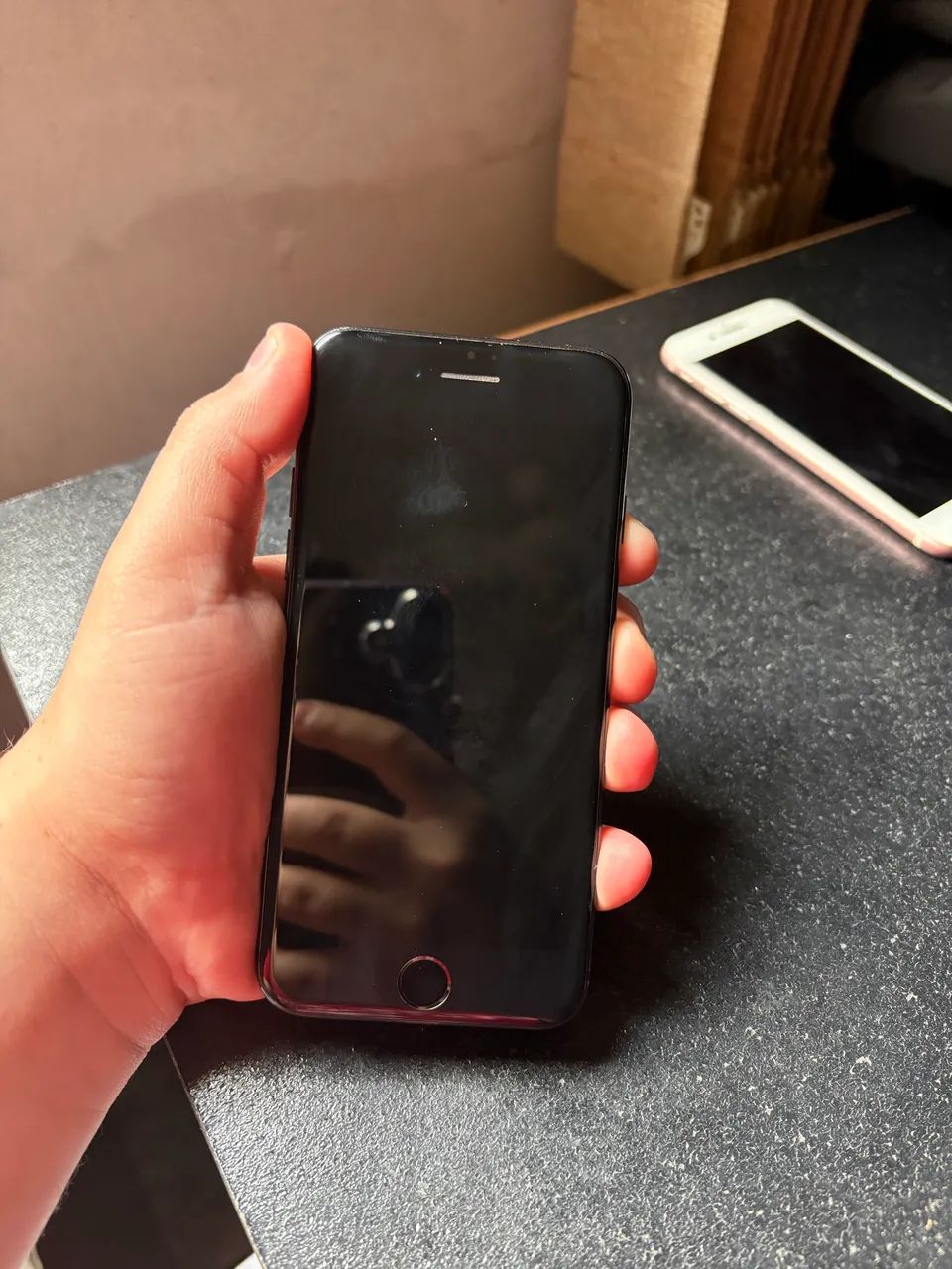 Lote com 3 iPhones 7 128GB - R$ 800 os 3 - Foto 3