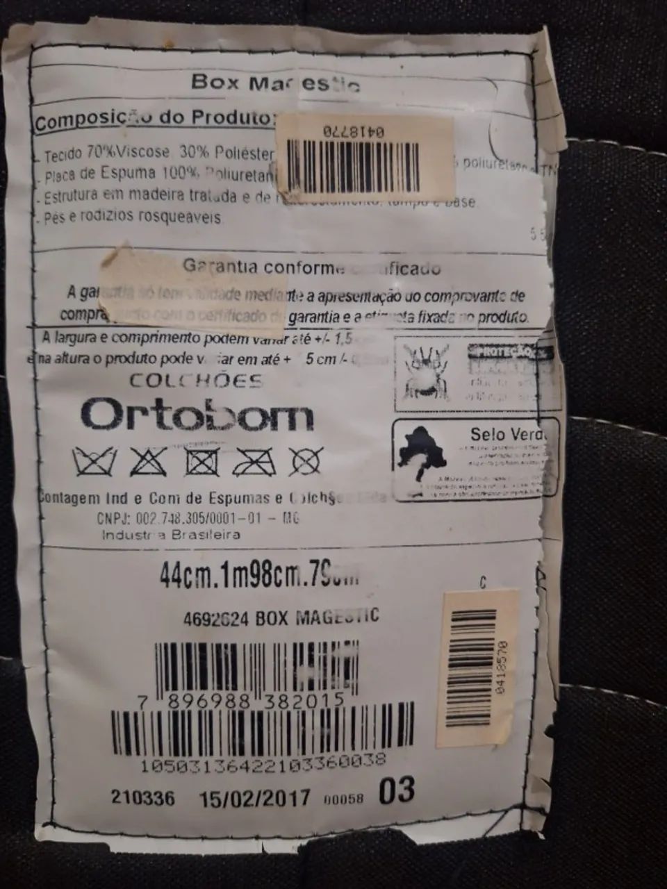 Cama Box Magestic Ortobom - Foto 3