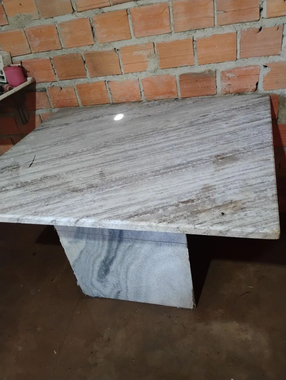 Mesa de Mármore Cinza - Foto 2