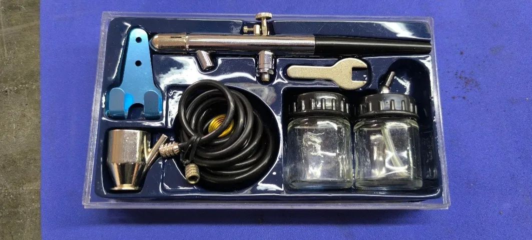 KIT COMPRESSOR ELÉTRICO E AERÓGRAFO - Foto 4