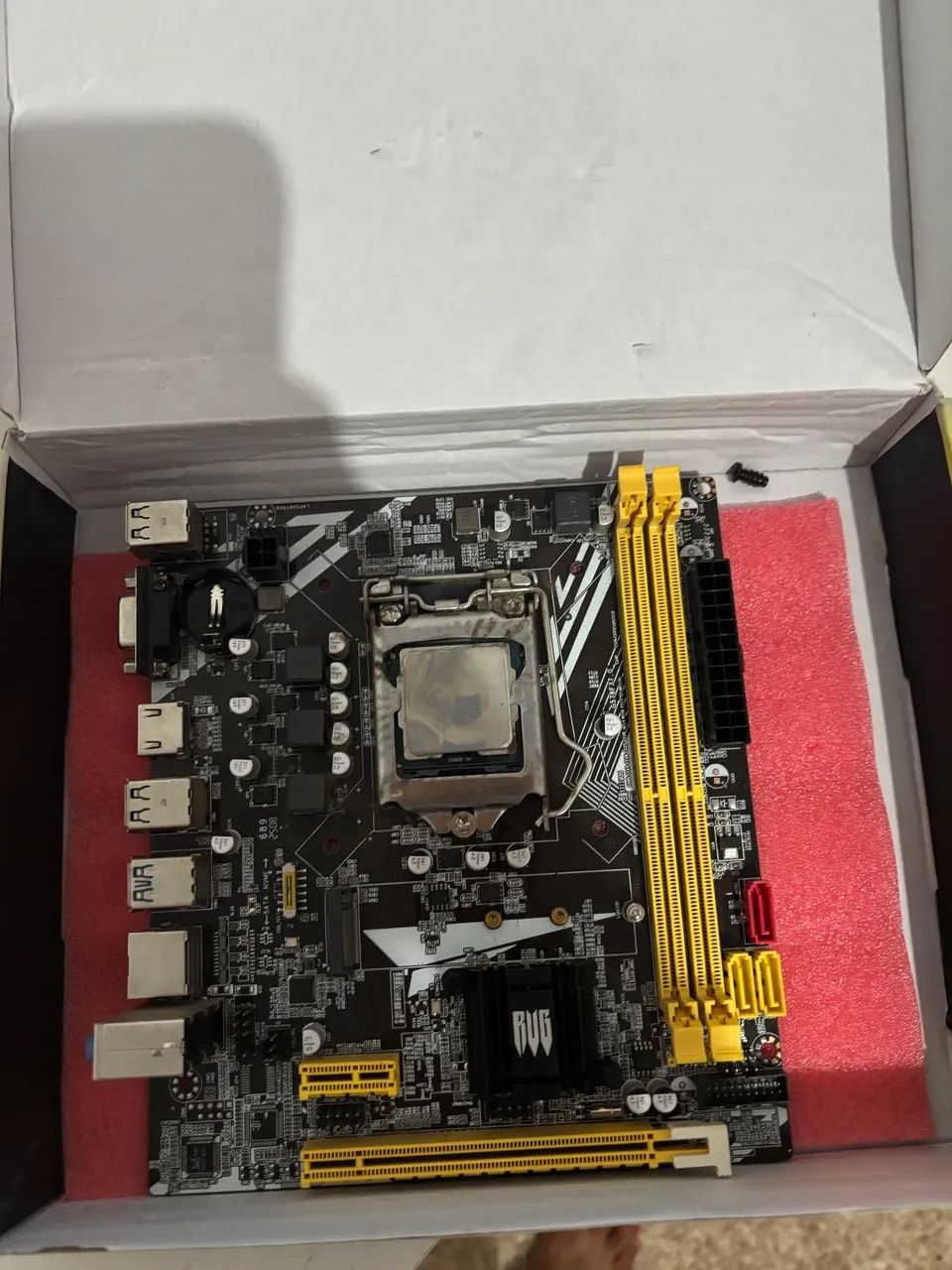 Placa mãe LGA1155 B75 junto com aircooler E processador junto!! - Foto 5