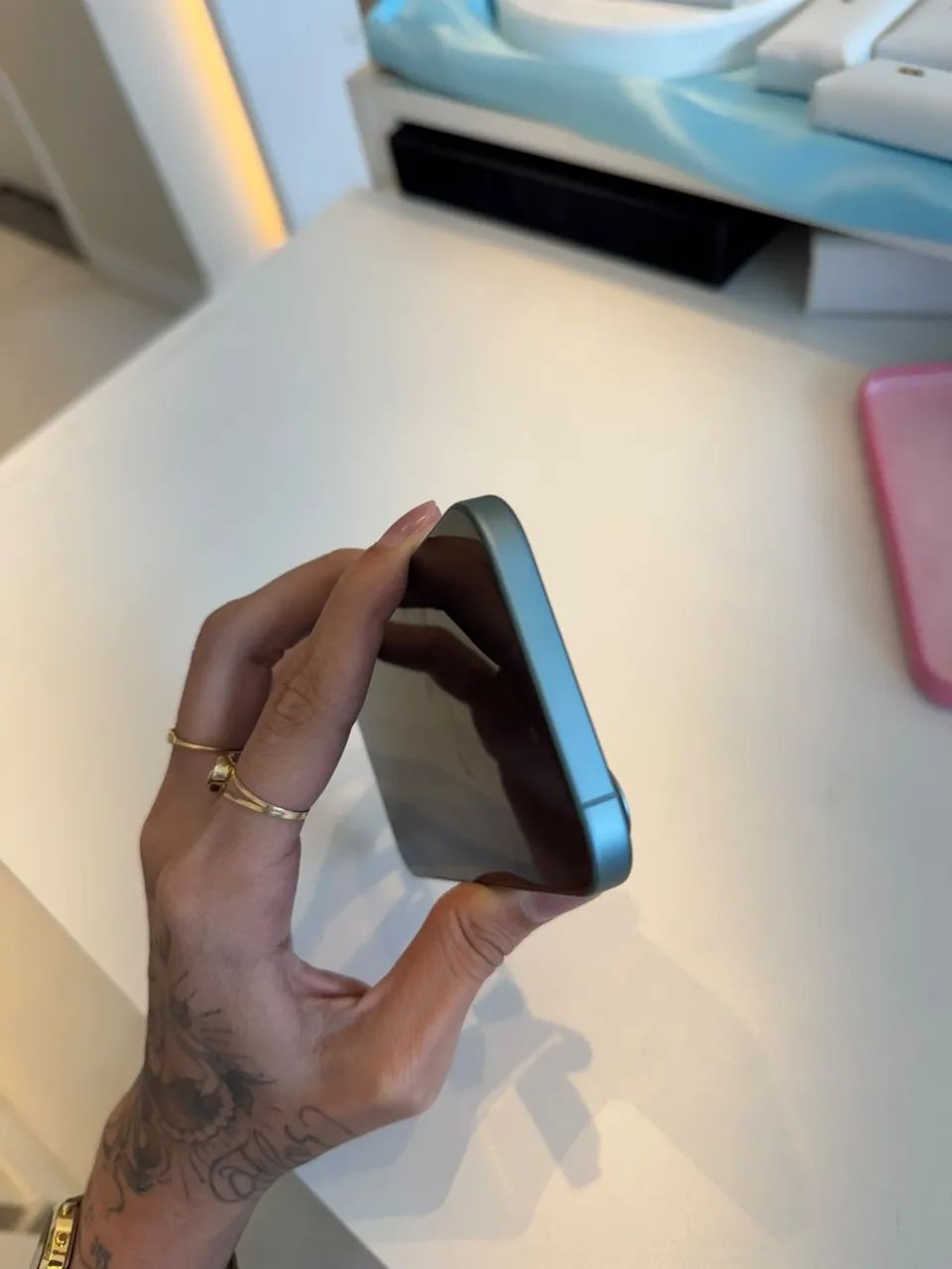 iPhone 16 128GB Azul - Foto 4