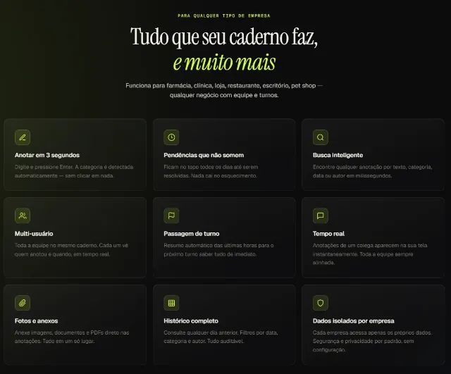 Sistema de Anotações para Empresas e Profisionais - Foto 3