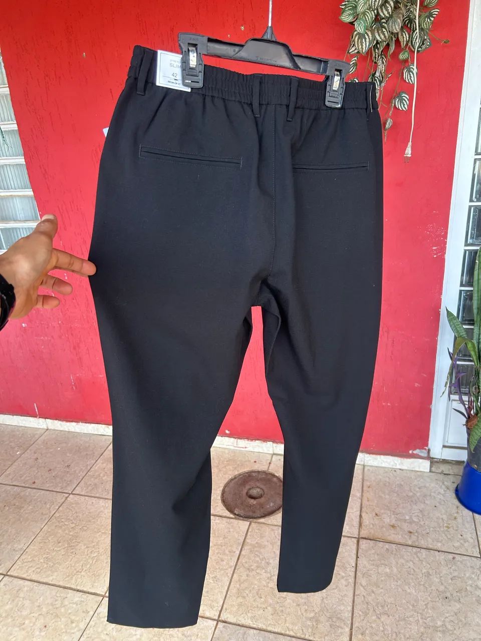 Calça Slim Alfaitada C&A nova 42 - Foto 2