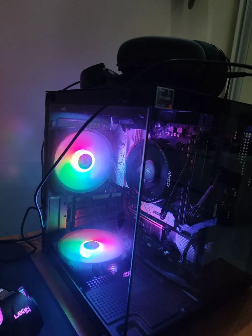 Gabinete gamer com 3 fans - Foto 3
