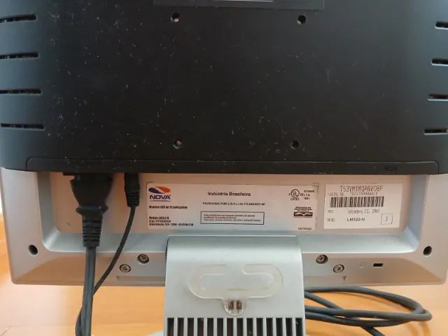 Monitor para PC, marca Nova, LCD, 15 polegadas, modelo LM522-N - Foto 4