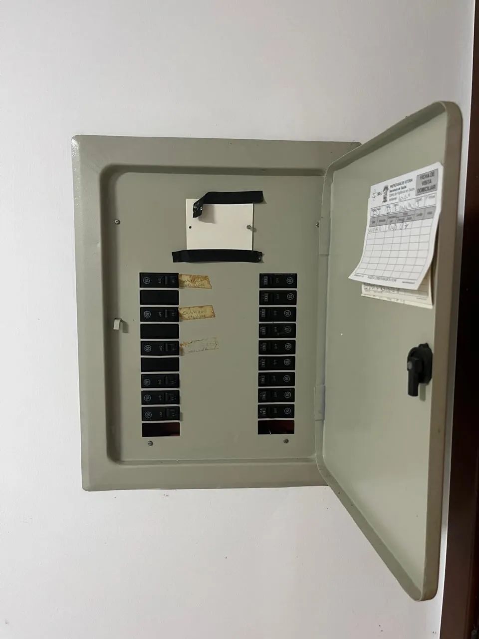 Quadro elétrico 20 circuitos