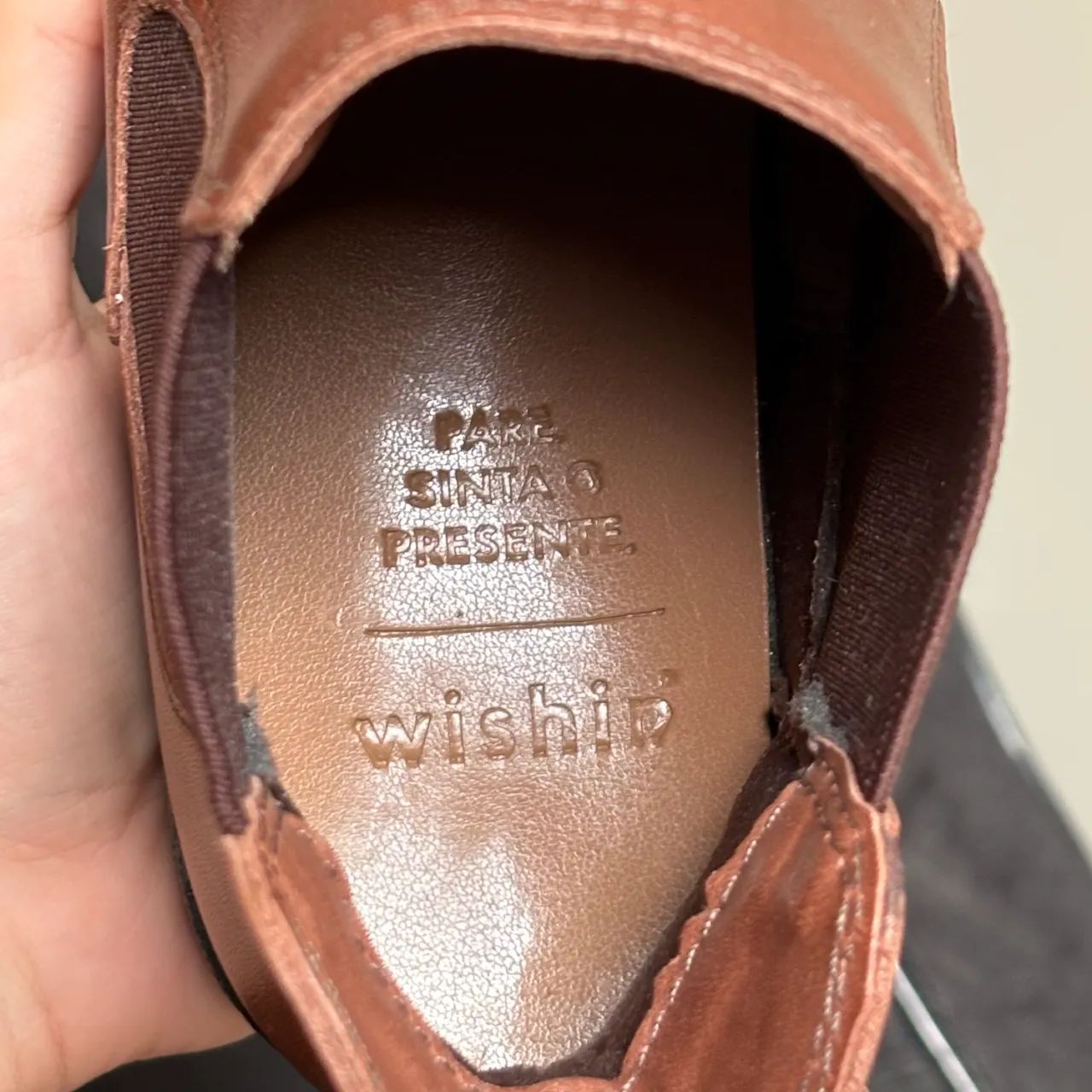 BOTA COURO LEGÍTIMO wishin tam 33 - Foto 3