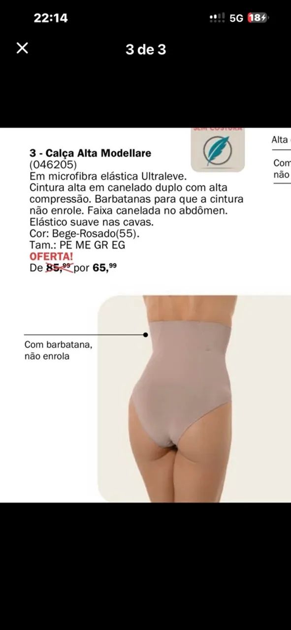Calcinha modeladora  - Foto 3