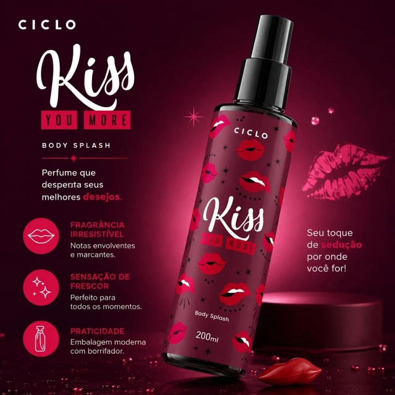 CICLO KISS BODY SPLASH 200ML