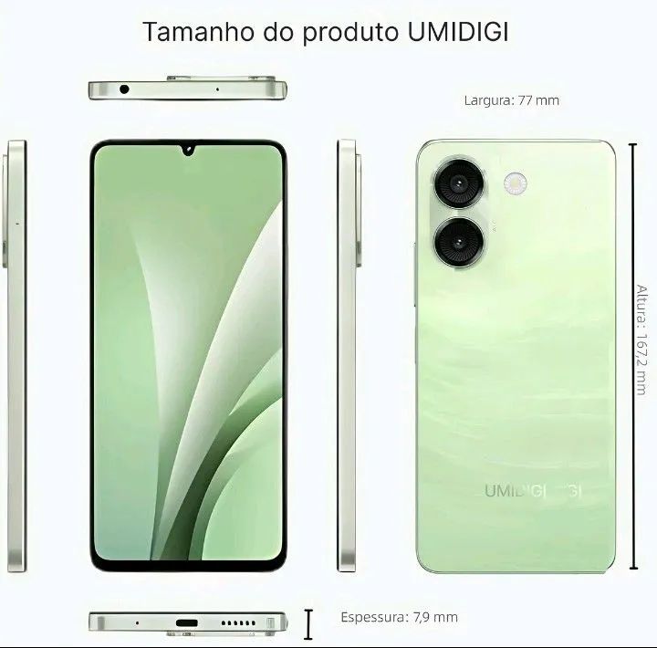 Celular umidigi note 90A dual sim 8GB ram e 128GB armazenamento - NOVO - Foto 3