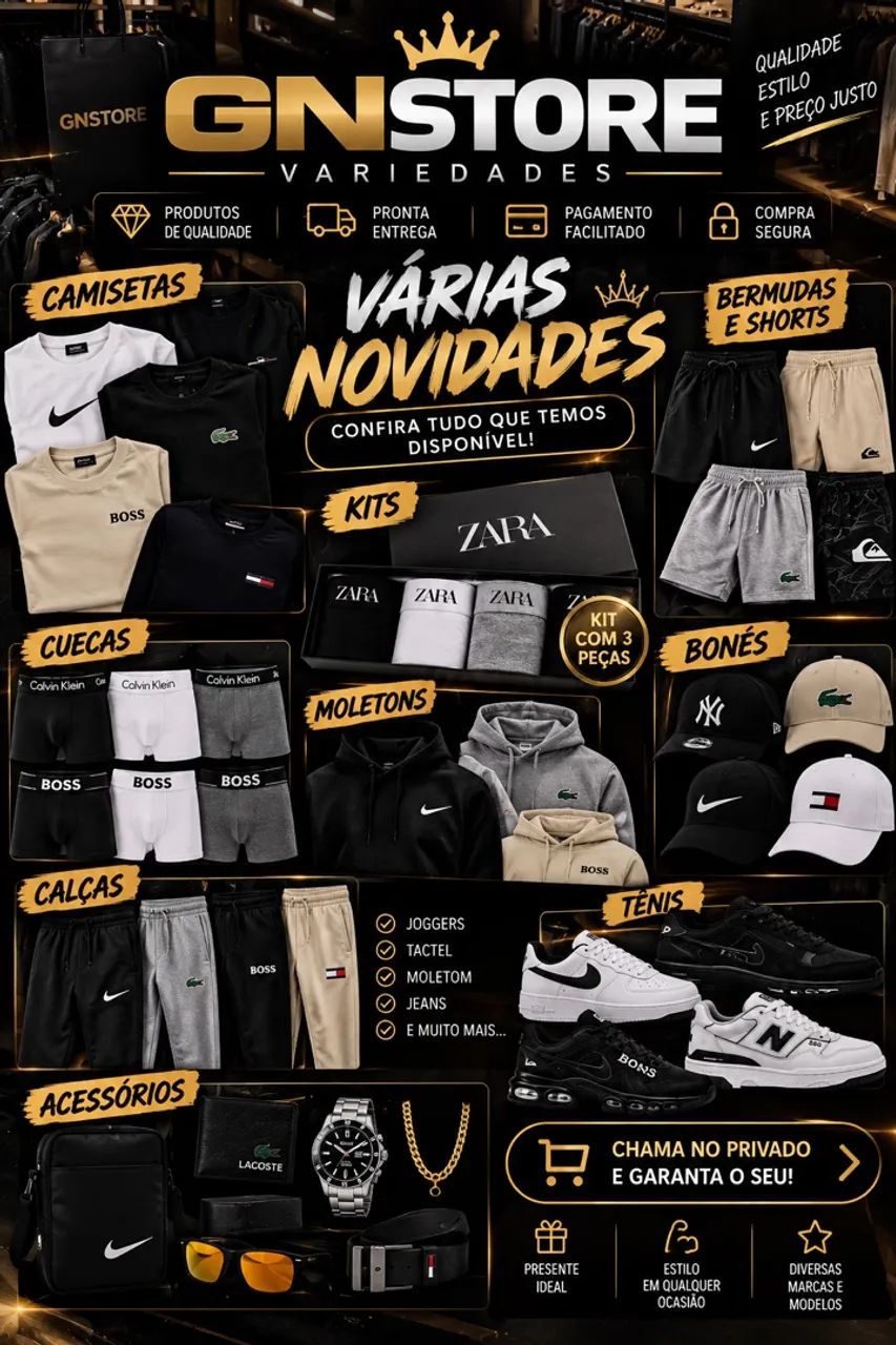Roupas masculinas 