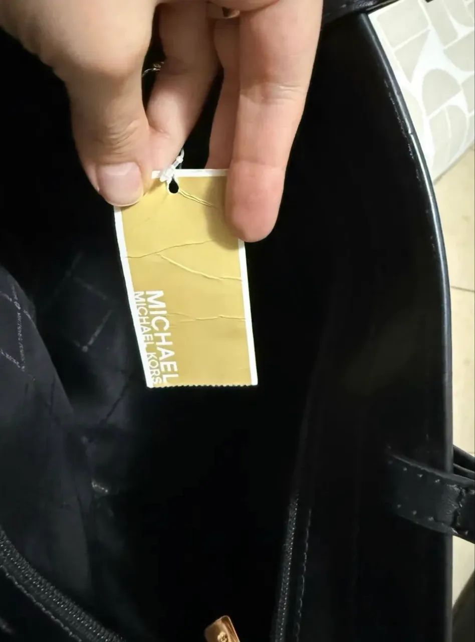 Bolsa Michael Kors Jet Set Média Logo Tote  - Foto 4