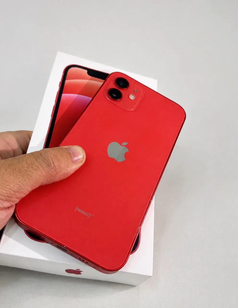 iPhone 12 Vermelho 64GB Original + Caixa e Carregador - Foto 3
