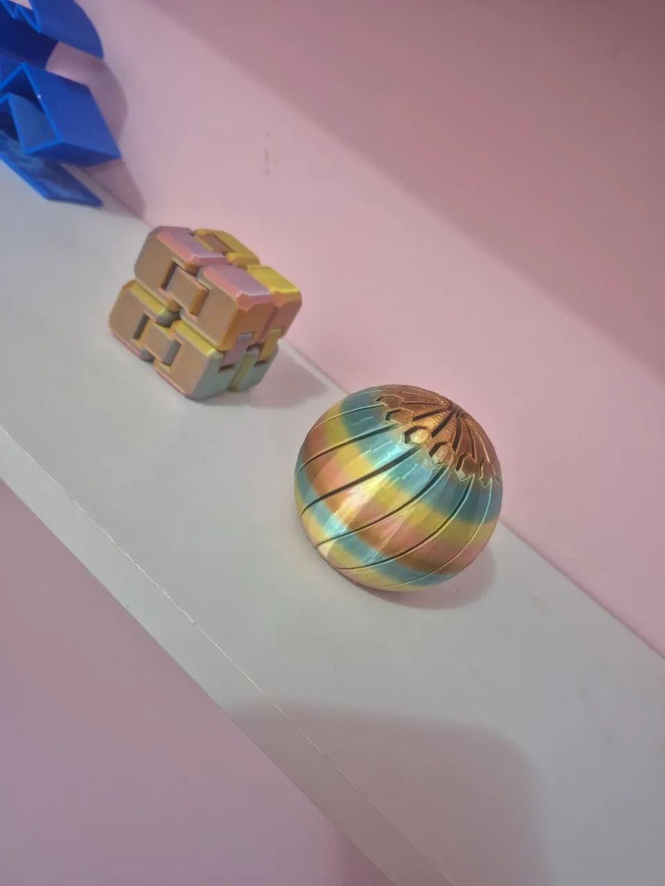 Kit cubo infinito e bola articulada - Foto 4