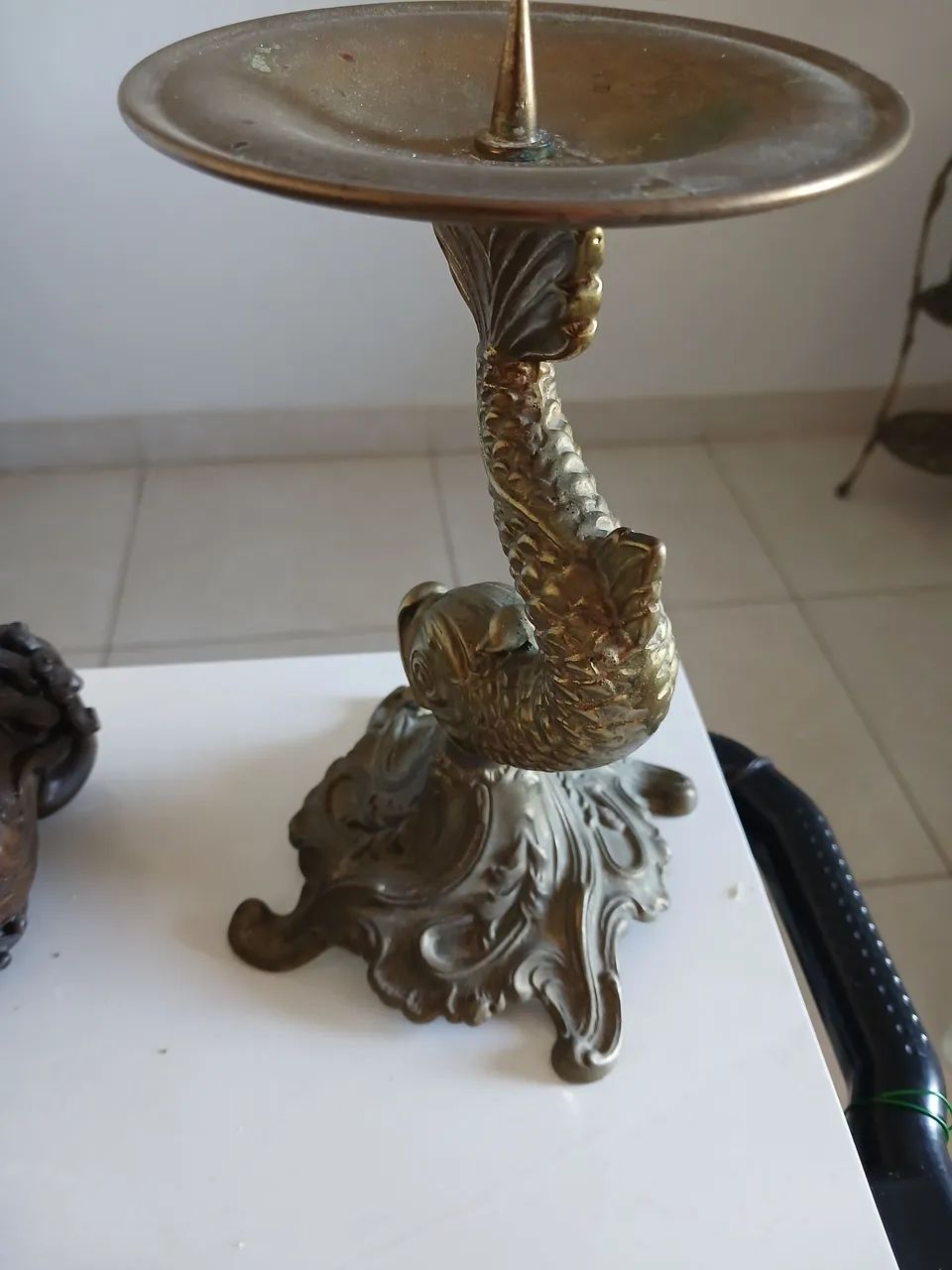 Castiçal de bronze  - Foto 4