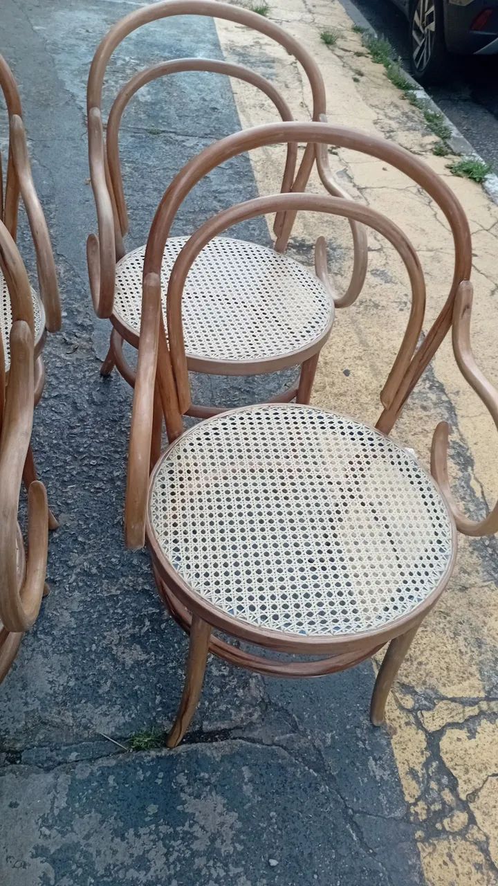 Conjunto de 5 cadeiras Thonet  - Foto 5