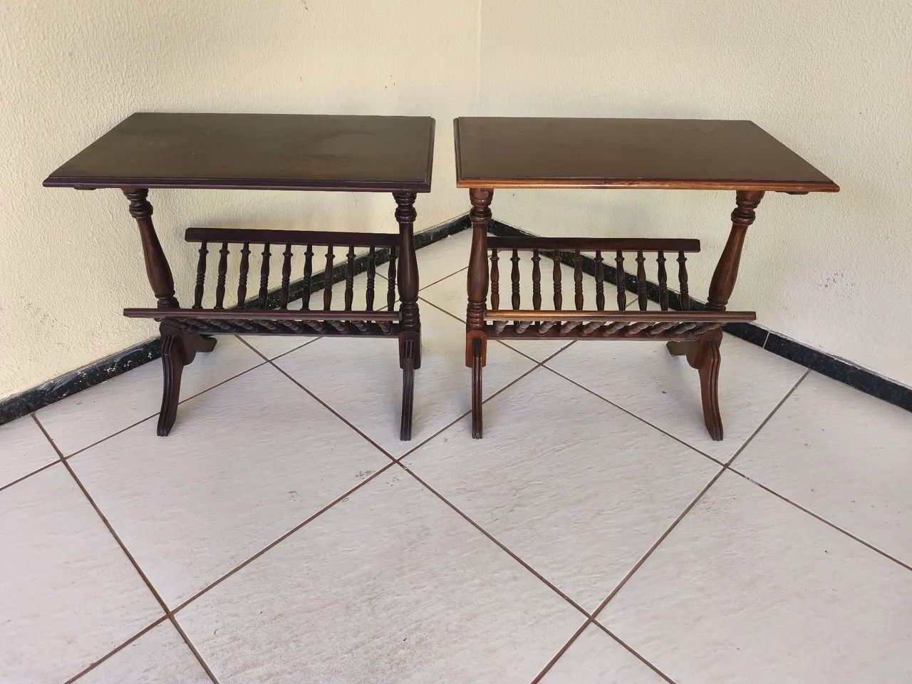 Mesa de Apoio com Revisteiro (02 unidades) - Foto 3