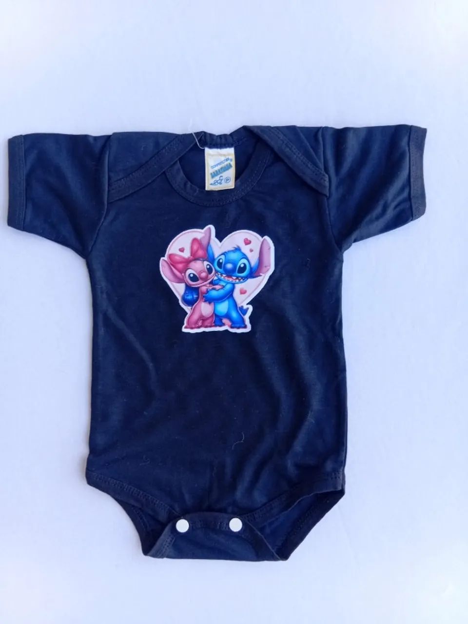 Bory infantil cor preta tamanho P tecido algodão. - Foto 2
