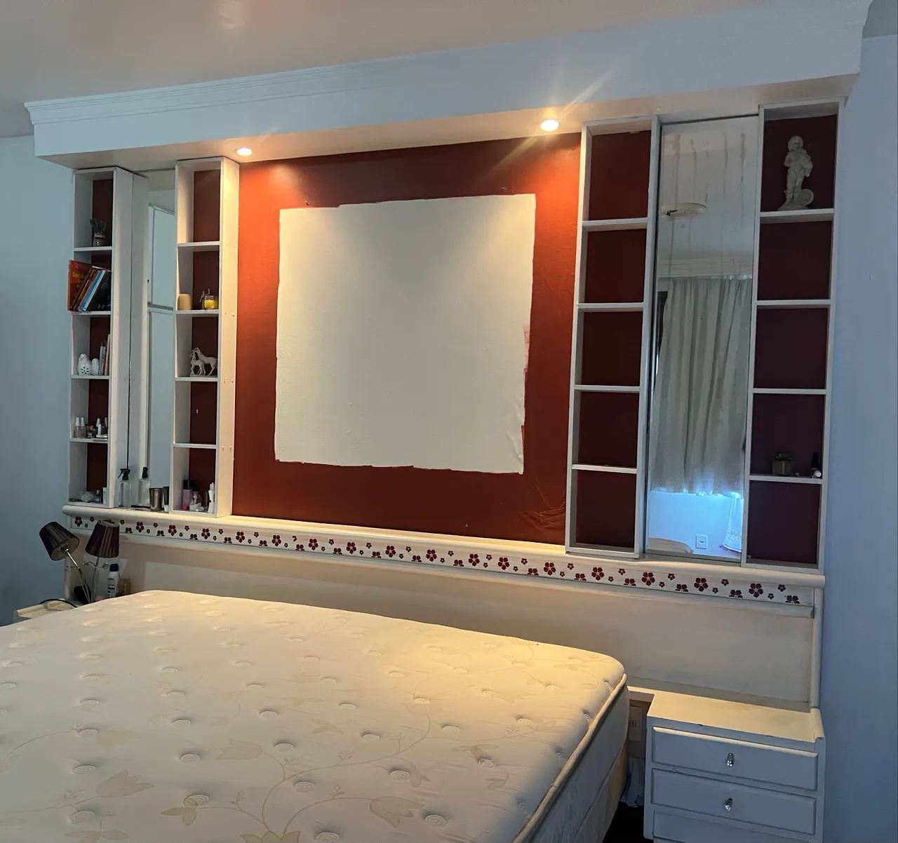 Cabeceira de madeira para cama( 3,15 de largura) - Foto 2