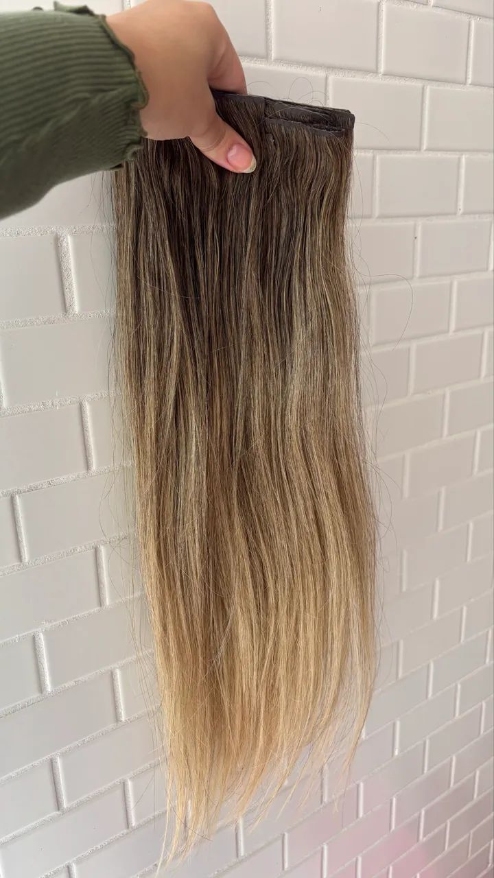 Mega Hair Loiro Brasileiro 55 cm - Foto 2