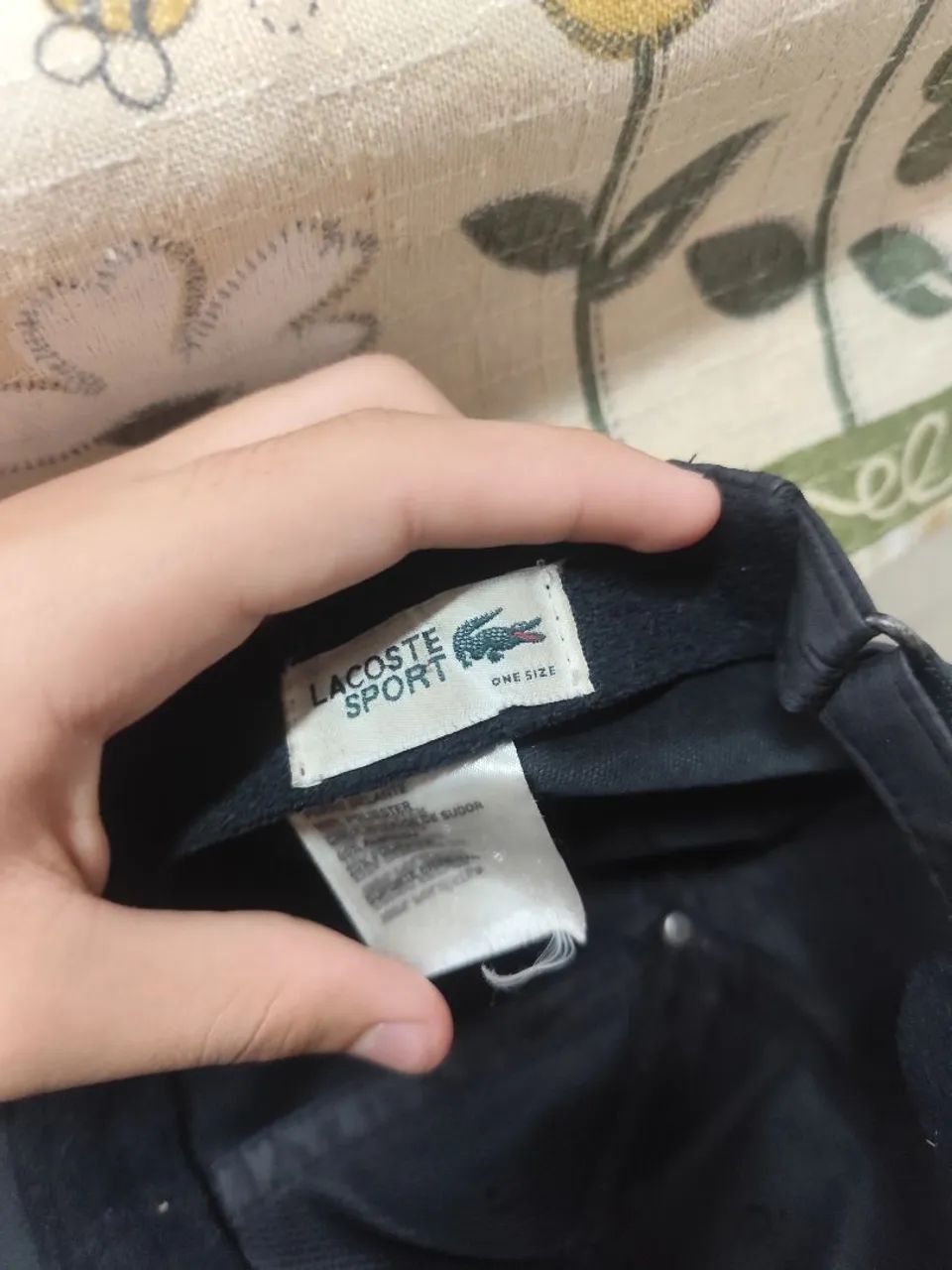 Boné Sport Lacoste preto - Foto 4