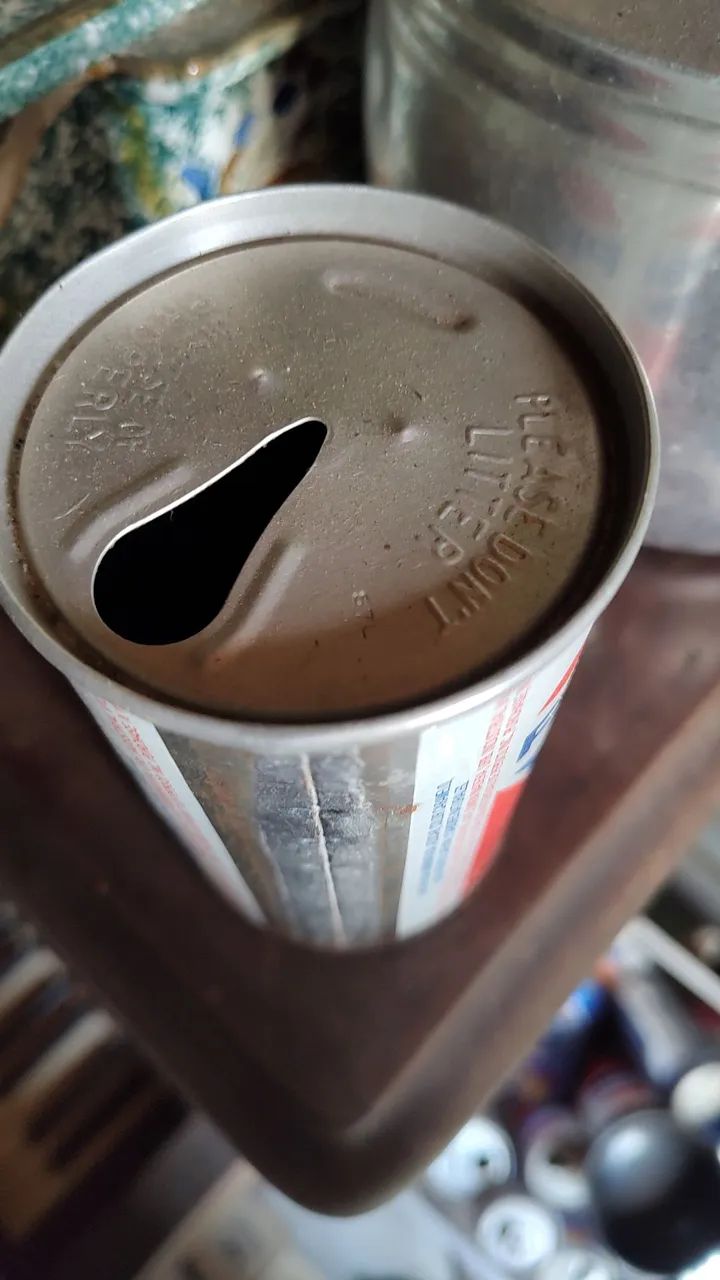 Antiga lata de Pepsi de ferro - Americana - Foto 3