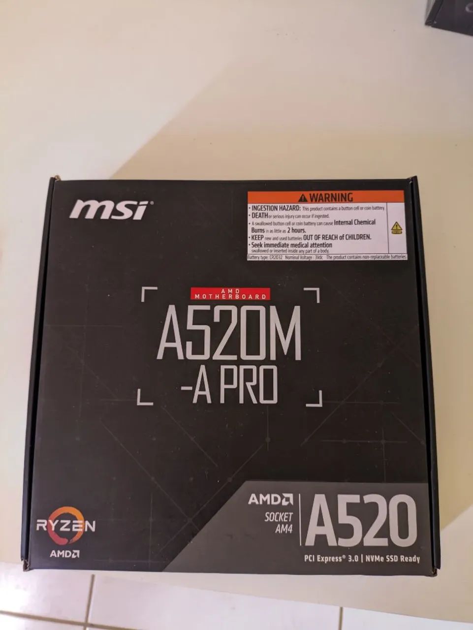 Vendo placa mãe A520m MSI A-PRO - Foto 2