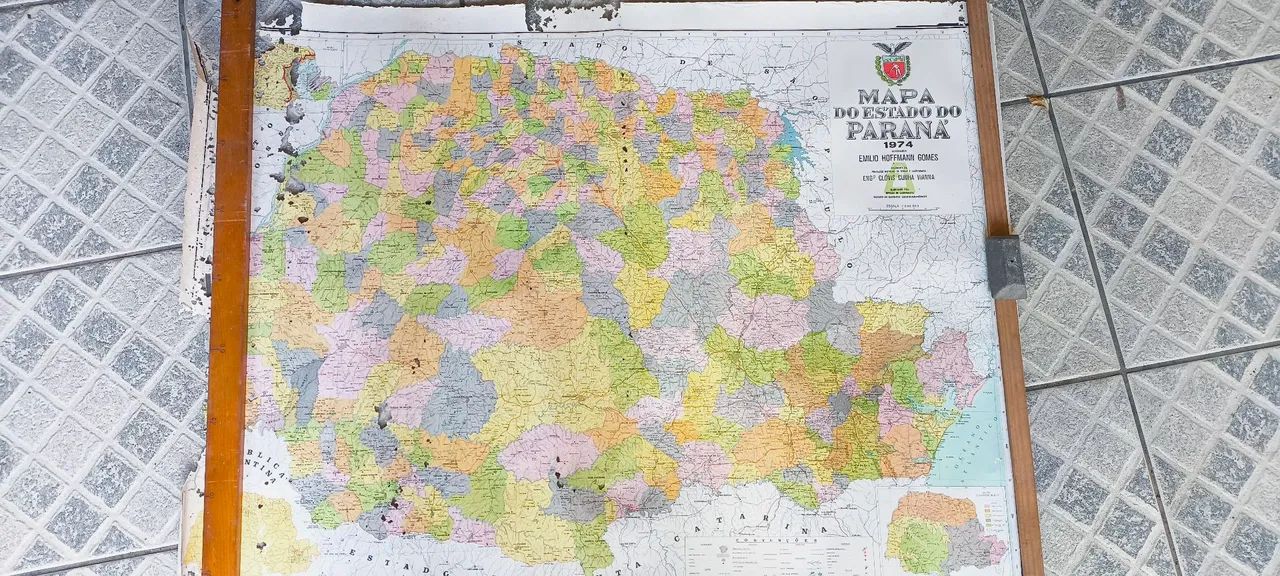 Mapas Antigos do Paraná  - Foto 2