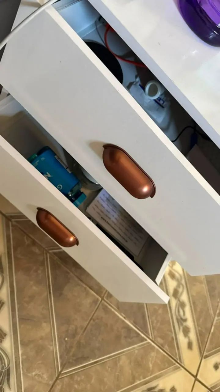 PAR DE MESA DE CABECEIRA COM 2 GAVETAS - Foto 3
