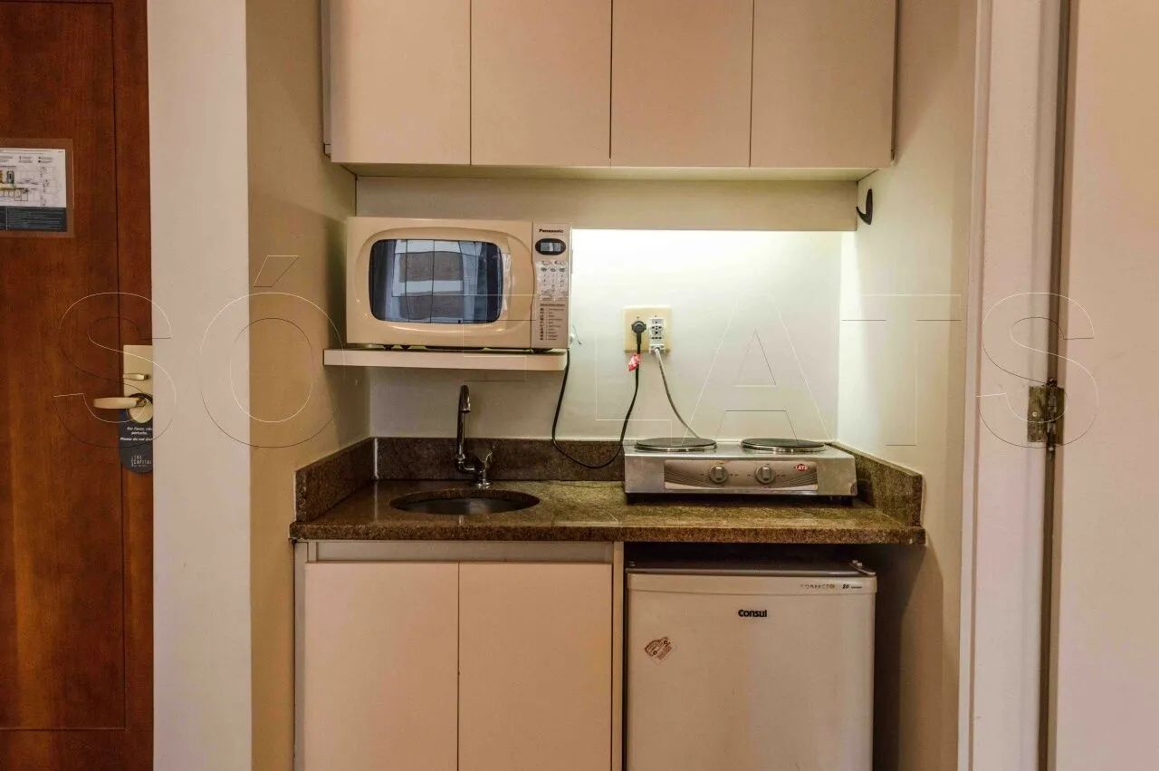 Flat disponível para locação no Itaim Bibi, com fácil acesso as principais vias de São Pau - Foto 4