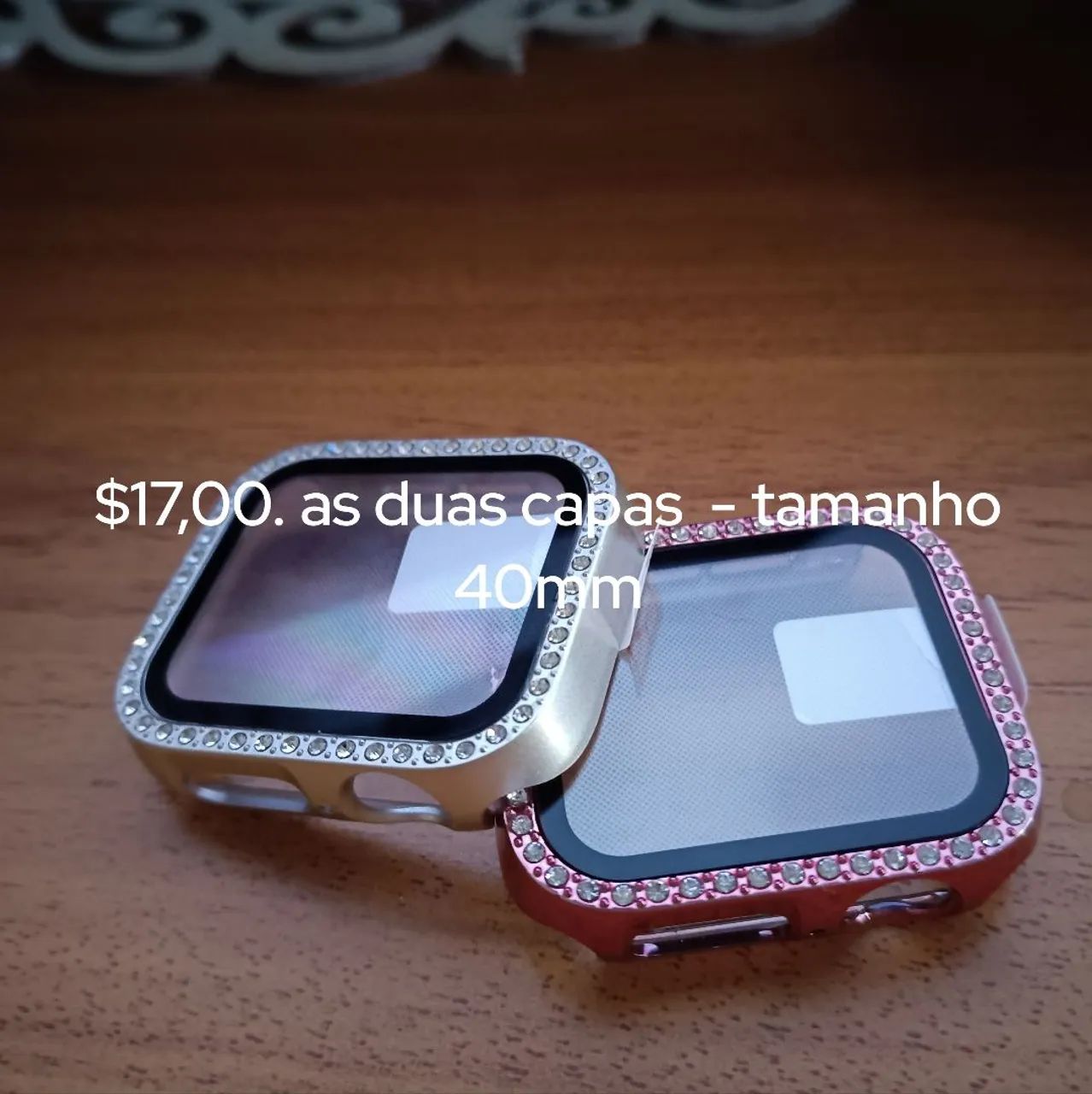 2 Capas decorativas para smartwatch - 40mm - Foto 2