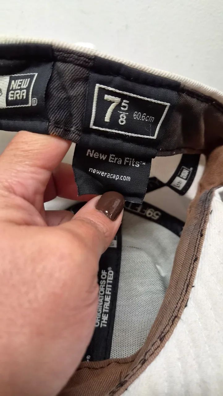 boné new era Original 59fifty branco  - Foto 5
