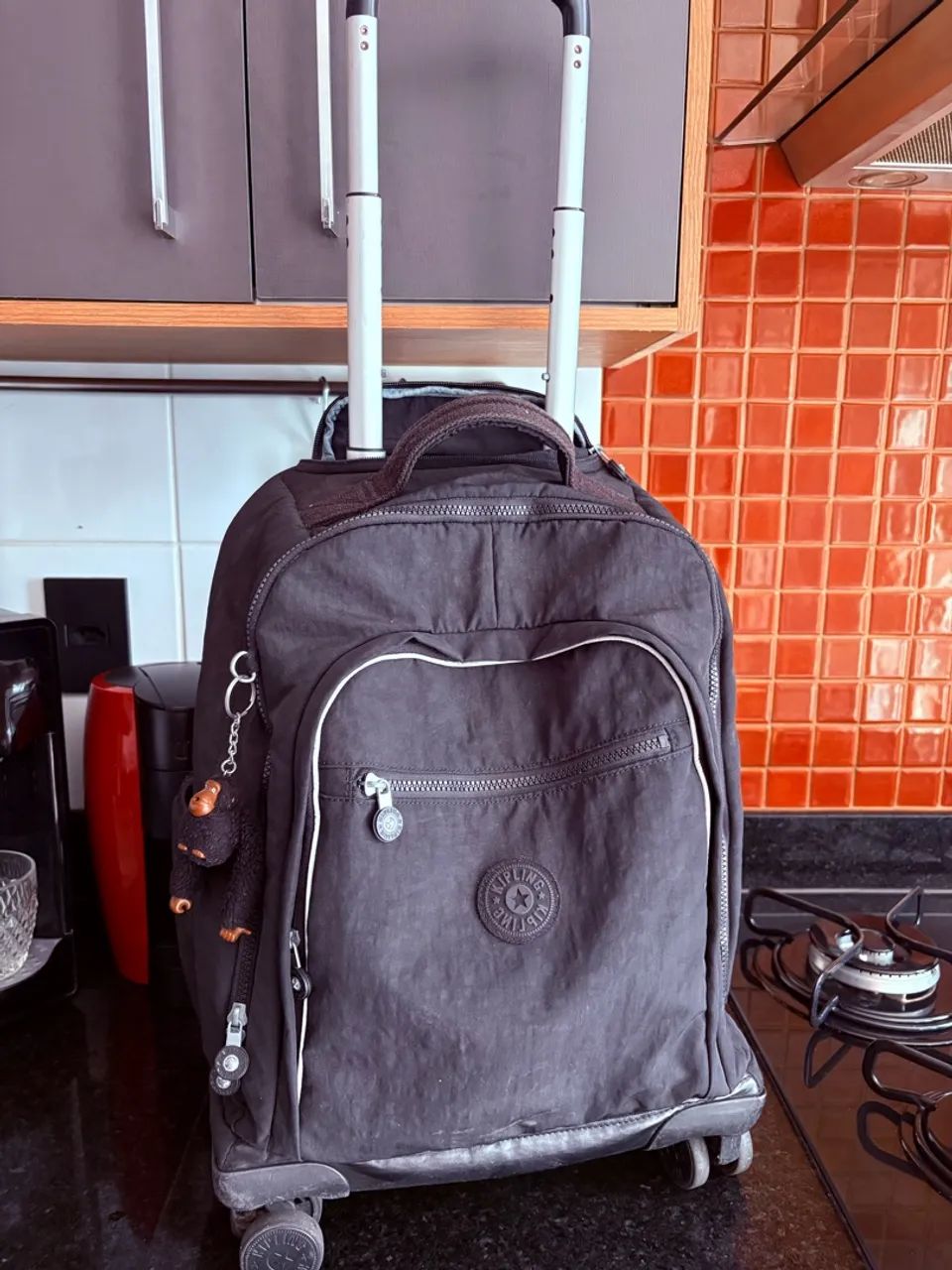 Mochila kipling nova excelente de rodinha - Foto 3
