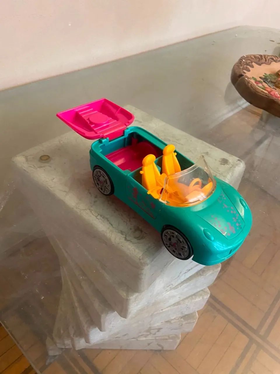 CARRO + BARCO + 4 BONECAS POLLY