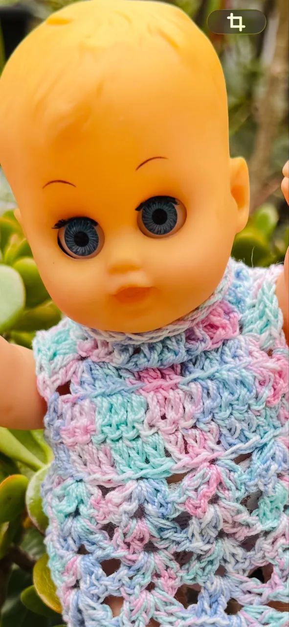 BONECA ANTIGA C/ ROUPA NOVA - Foto 3