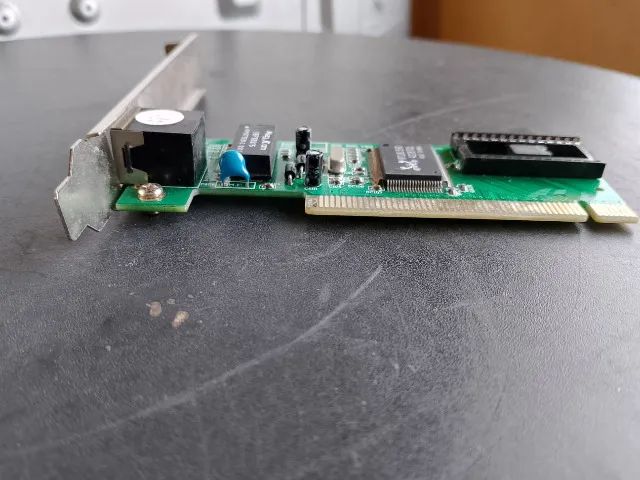 Placa De Rede Pci 10/100 Mbps MAG Rtl8139/d 32 Bits - Usado   - Foto 4
