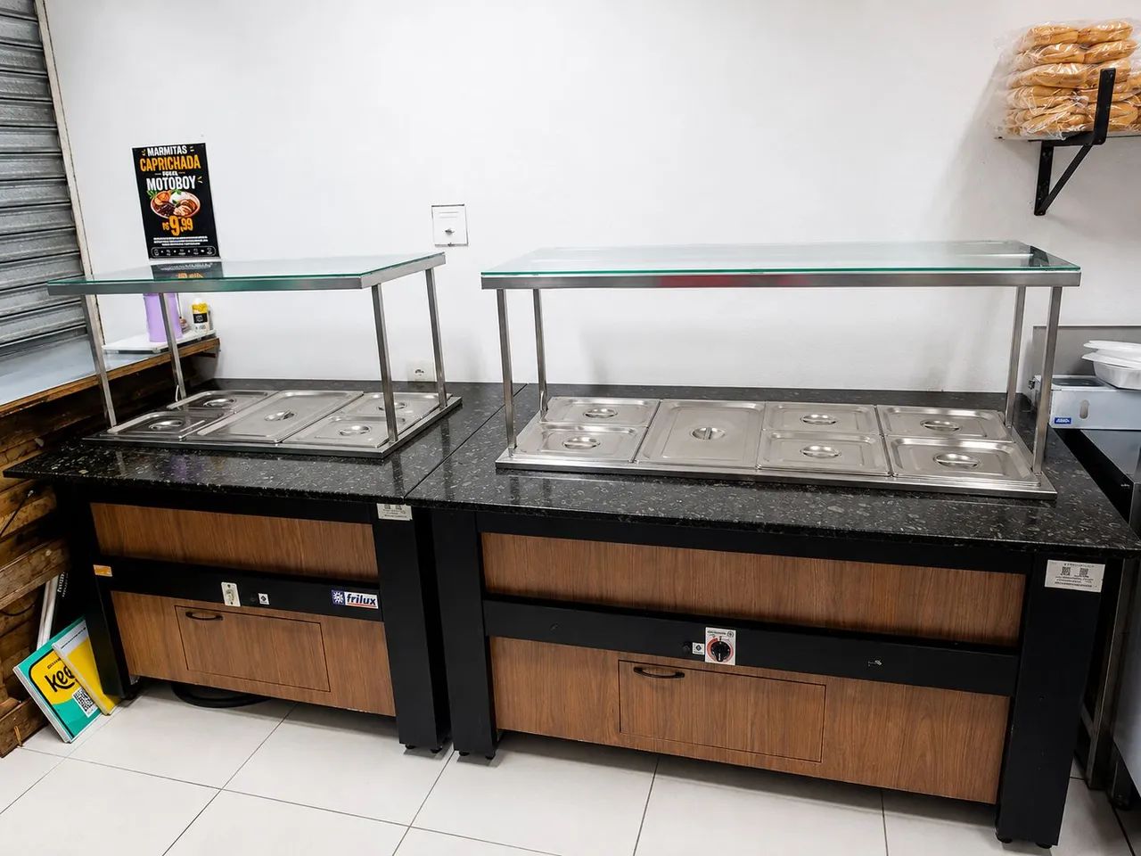 ? BALCÃO SELF-SERVICE / BUFFET EM INOX - ÓTIMO ESTADO ? - Foto 2