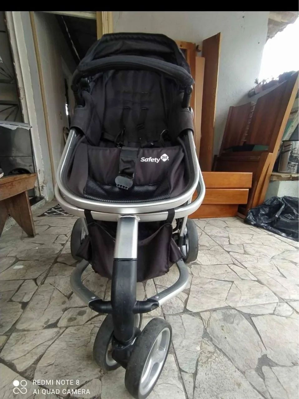 Carrinho de bebê com Moisés Safety 1st mobi - Foto 5