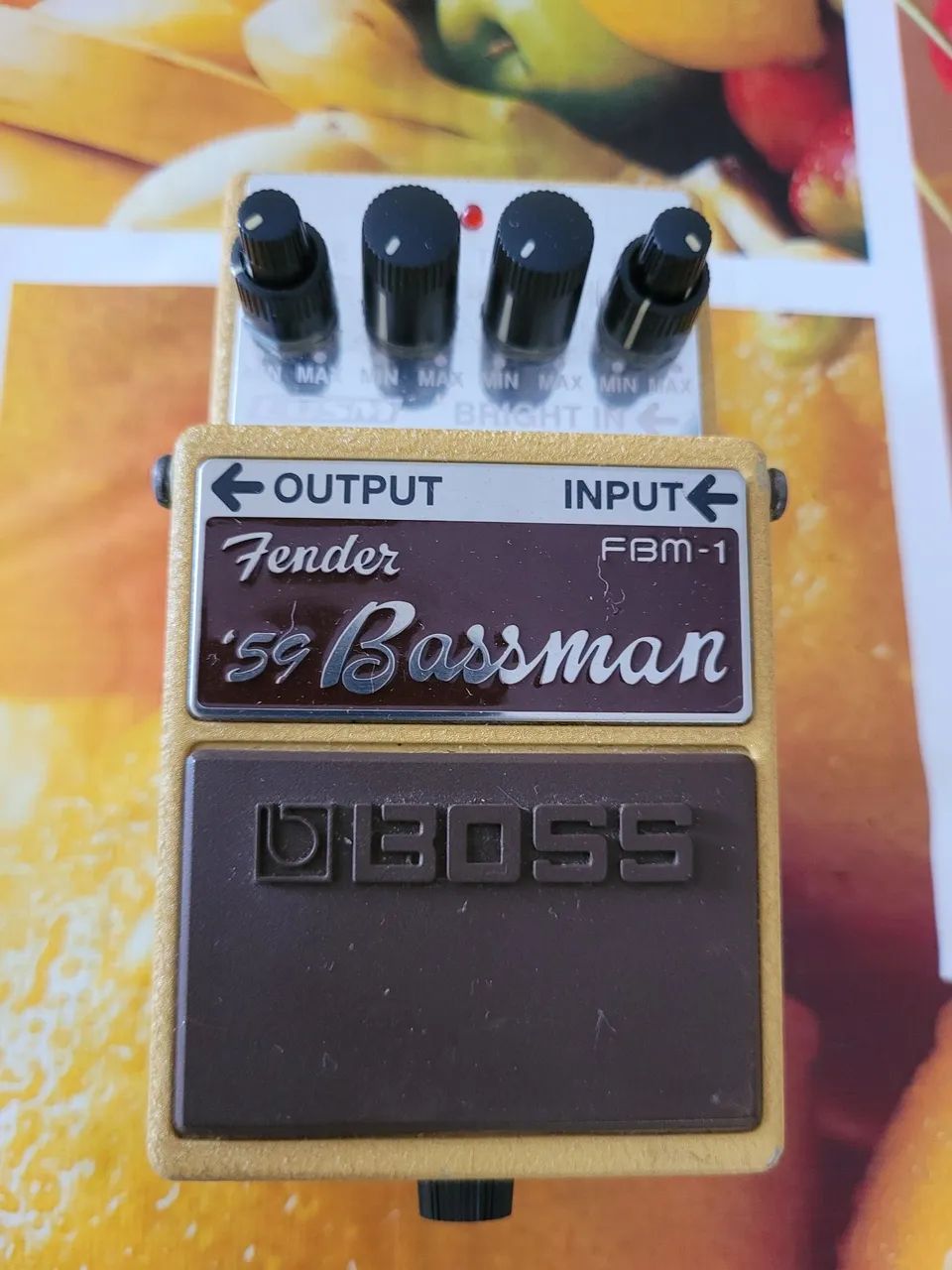 Pedal Boss Fender Bassman 59 - Instrumentos musicais - Santa Maria