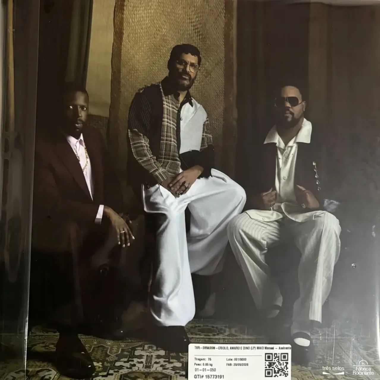 Vinil Lp Criolo Amaro E Dino (vinil Roxo) - Foto 3