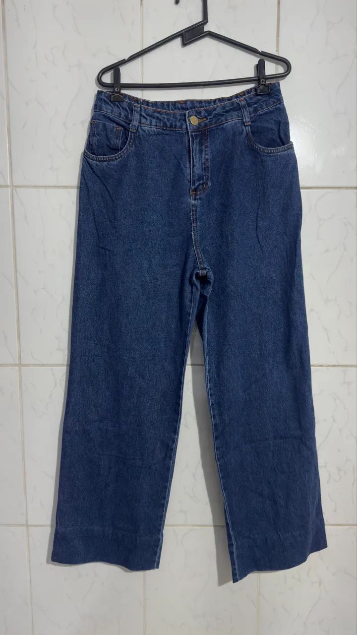 Calças wide leg e cargo 42/44 - Foto 5