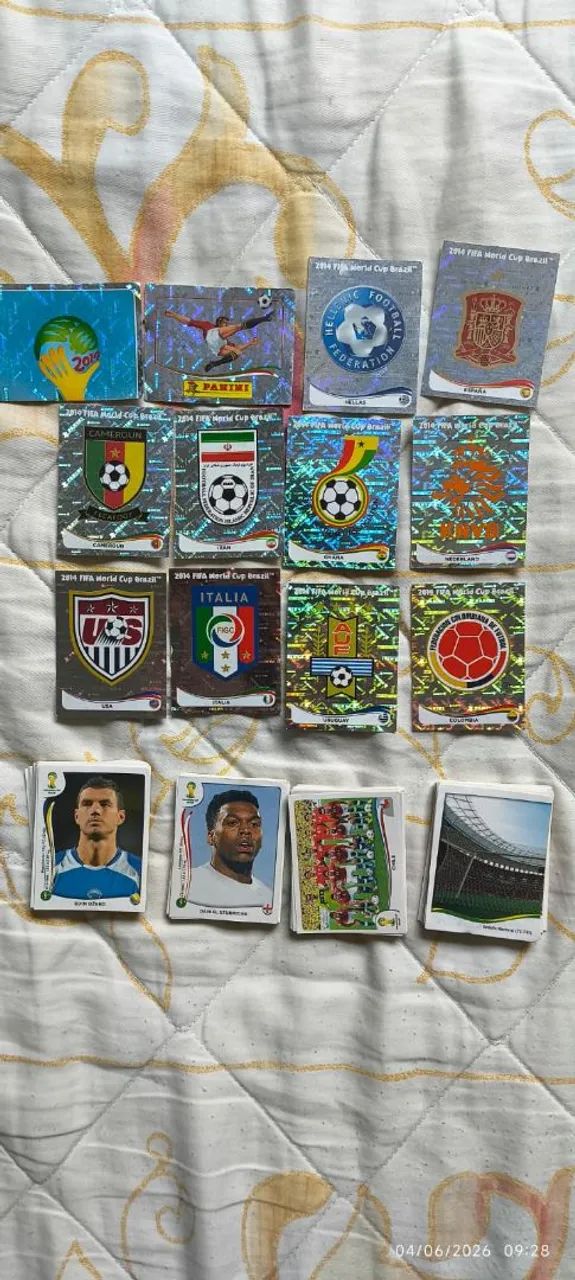 LOTE DE FIGURINHAS COPA DE 2014