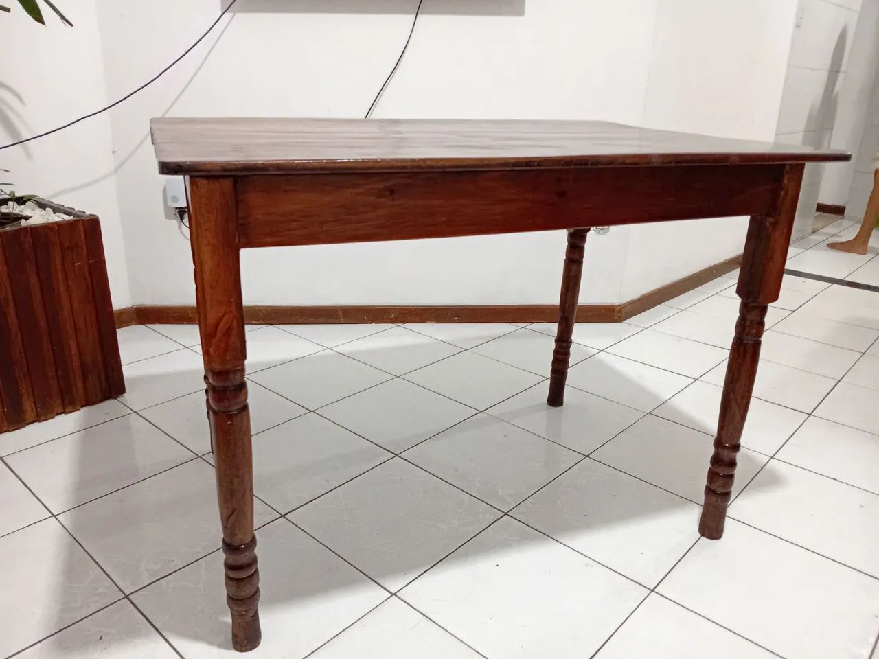 Mesa em Madeira peroba rosa - Foto 3