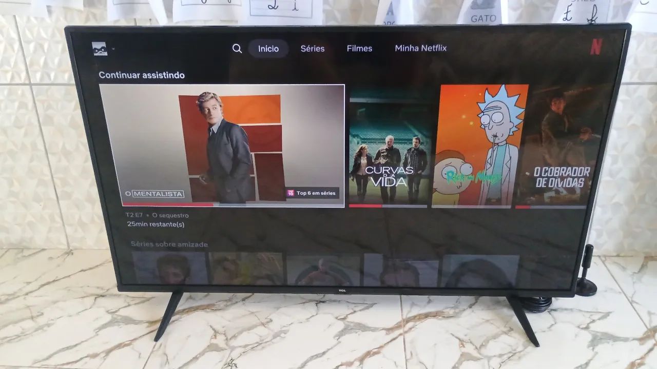 Tv TCL 50 polegadas smart 4k Android bluetooth completa  - Foto 3