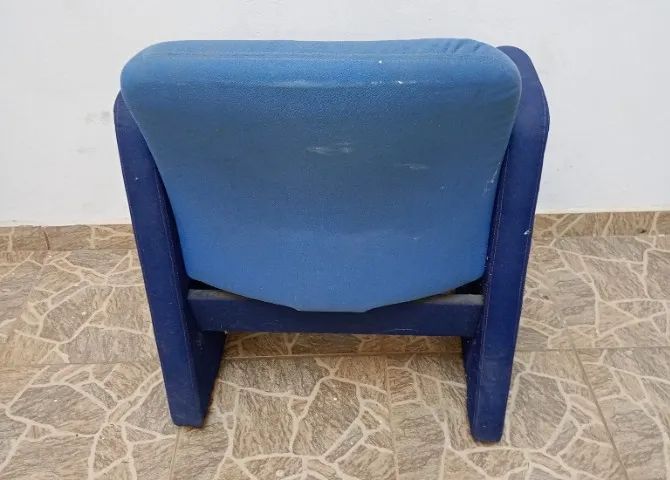 Poltrona de recepção espera interlocutor - Escritório estofada - Usado - Foto 4