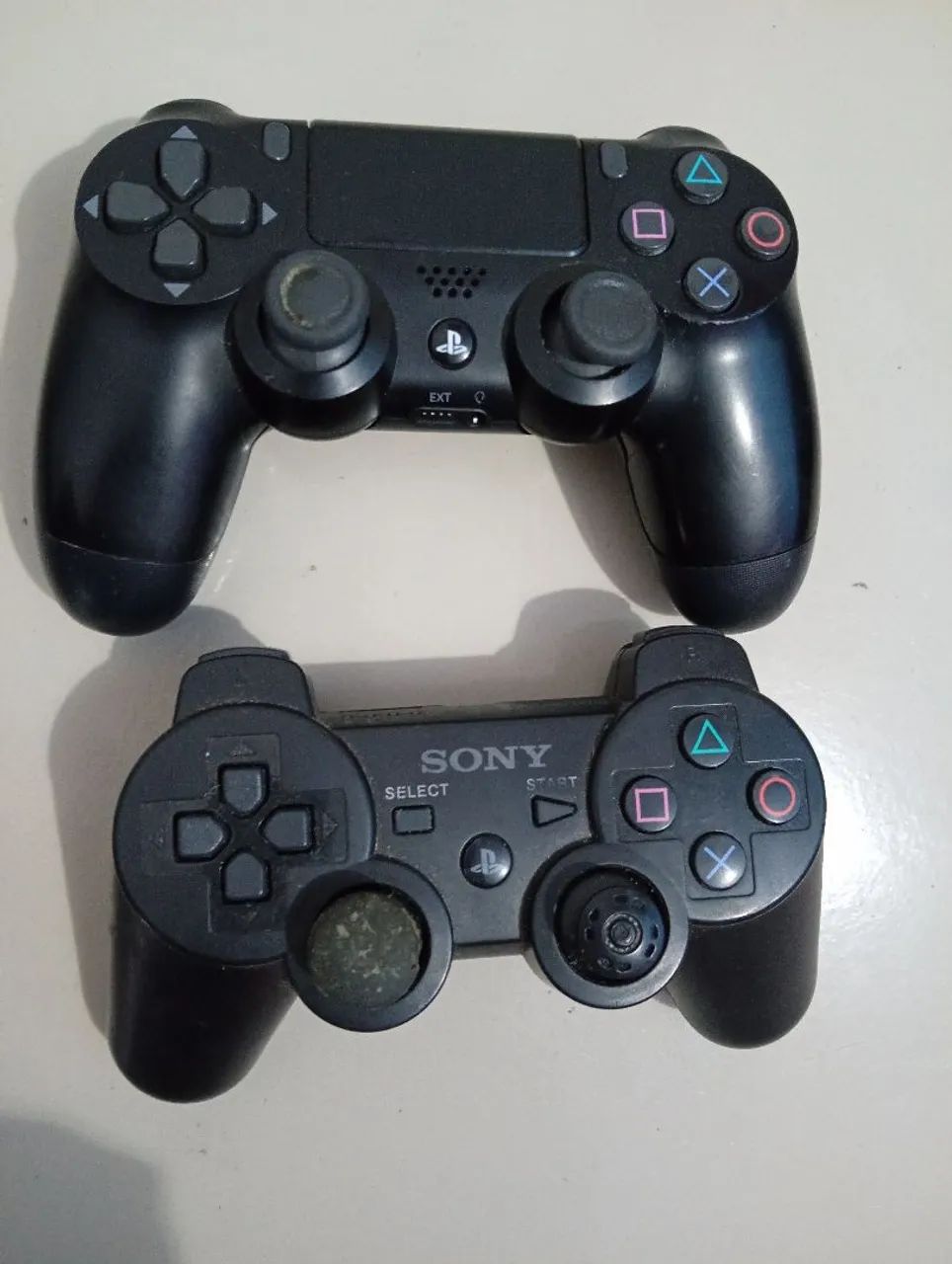 Controle ps4 e ps3 