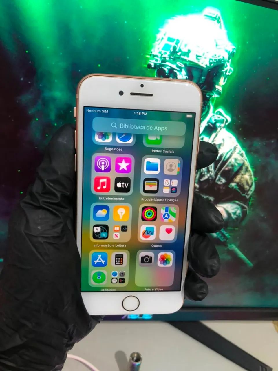 IPHONE 8 COM ENTREGA GRÁTIS PARA TODA MANAUS 