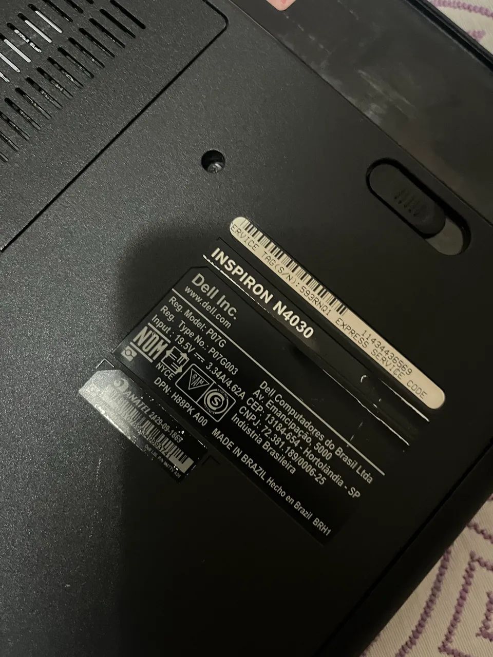 Notebook Dell inspiron Defeito - Foto 4