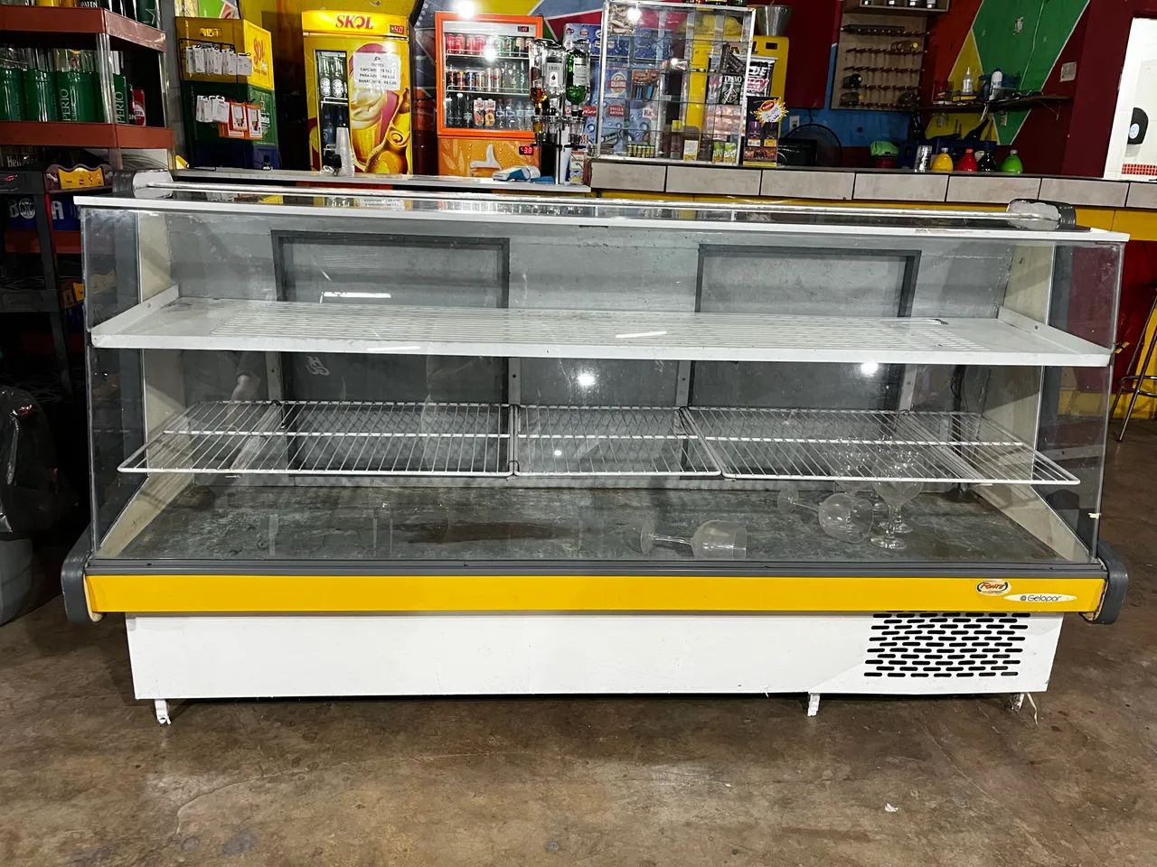 Balcão expositor gelado 